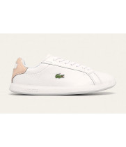 Кроссовки Lacoste Graduate белые с бежевым