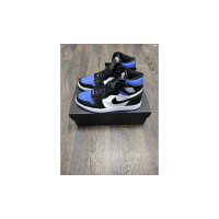 Кроссовки Nike Air Jordan Mid черные с синим