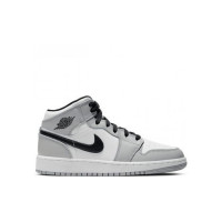 Кроссовки Nike Air Jordan High серые с белым