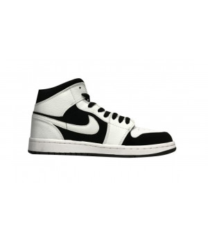 Кроссовки Nike Air Jordan High белые с черным