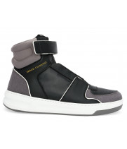 Кроссовки Armani Exchange высокие черные