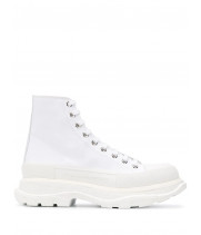 Кроссовки Alexander McQueen Tread Slick высокие белые