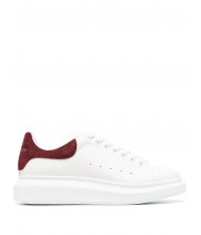 Кроссовки Alexander McQueen Oversized белые с красным