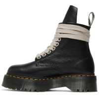 Rick Owens x Dr. Martens Strobe 1460 Quad Sole Jumbo Lace Boot Black