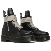 Rick Owens x Dr. Martens Strobe 1460 Quad Sole Jumbo Lace Boot Black