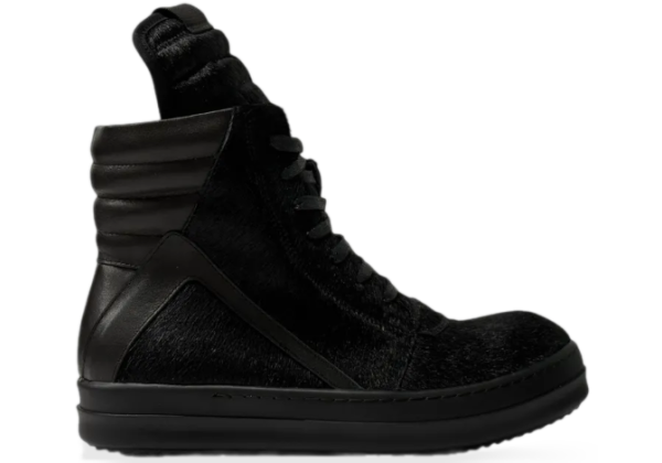 Rick Owens GeoBasket Total Black