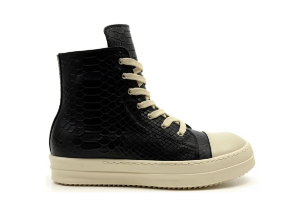 Rick Owens Concordians Alligatoridae High Top Black Berge
