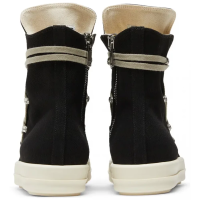 Rick Owens DRKSHDW Strobe Cotton Denim Hexa High Milk Black