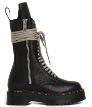 Rick Owens x Dr. Martens Strobe Calf Length Boot Black