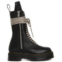 Rick Owens x Dr. Martens Strobe Calf Length Boot Black