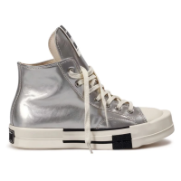 Converse x Rick Owens TURBODRK Chuck 70 High Silver Lacquer