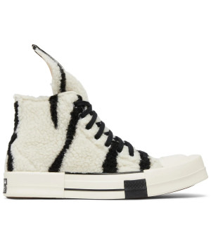 Converse x Rick Owens DRKSHDW TURBODRK Chuck 70 High Zebra