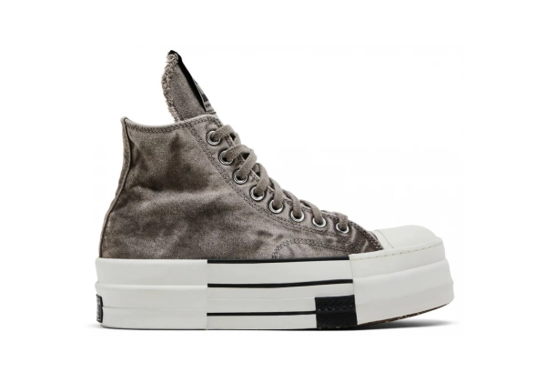 Converse x Rick Owens DRKSHDW DBL DRKSTAR Chuck 70 High Washed Concrete