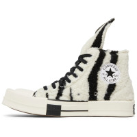 Converse x Rick Owens DRKSHDW TURBODRK Chuck 70 High Zebra
