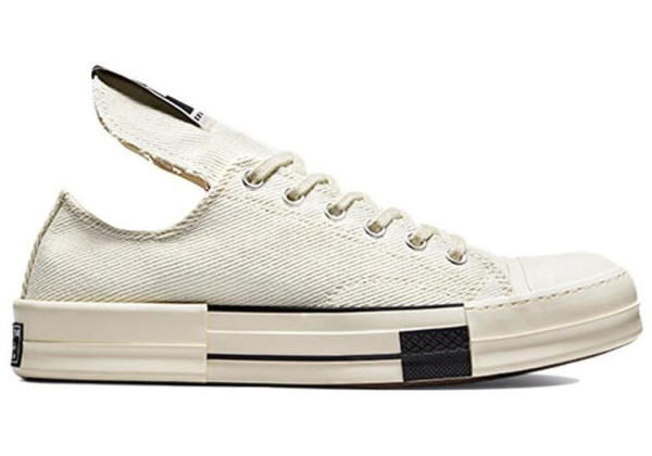 Converse x Rick Owens DRKSHDW DRKSTAR Chuck 70 Low White
