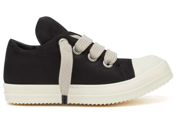 Rick Owens Luxor Jumbo Padded Low Milk Black