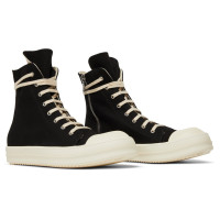 Rick Owens DRKSHDW Strobe Cotton Denim High Milk Black