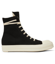 Rick Owens DRKSHDW Strobe Cotton Denim High Milk Black