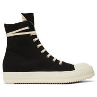 Rick Owens DRKSHDW Strobe Cotton Denim High Milk Black