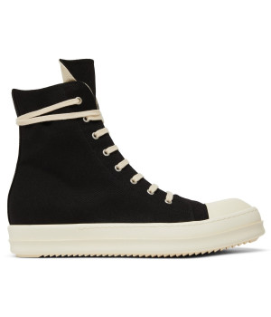 Rick Owens DRKSHDW Strobe Cotton Denim High Milk Black