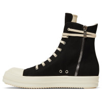 Rick Owens DRKSHDW Strobe Cotton Denim High Milk Black