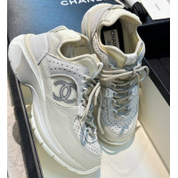 Кроссовки Chanel Trainer Sneakers Cream