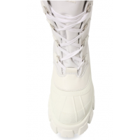 Ботинки Prada Monolith White комбинированные