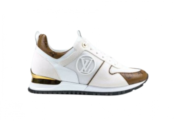Кроссовки Louis Vuitton Run Away белые с коричневым