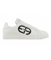 Сникеры Emporio Armani с логотипом белые 