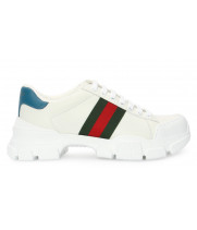 Кроссовки Gucci Web белые