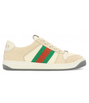 Кроссовки Gucci Screener бежевые